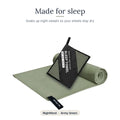 NightNest sleep towel in Army Green
